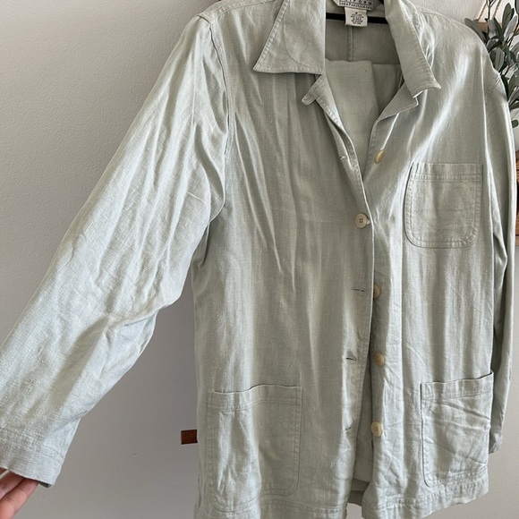 Vintage linen jumpsuit - Picture 2 of 6